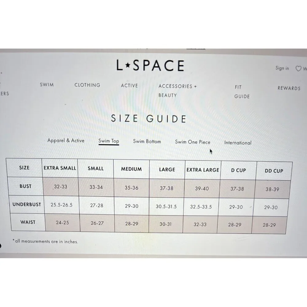 l*space item sold